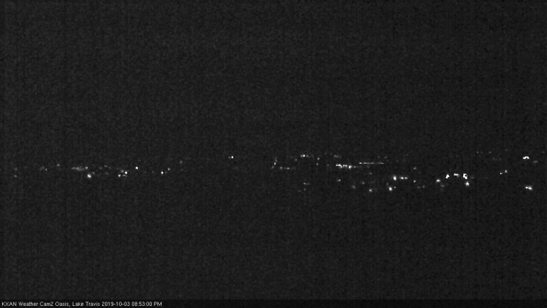 Lake Travis webcam, October 3, 2019 7:55 PM CT