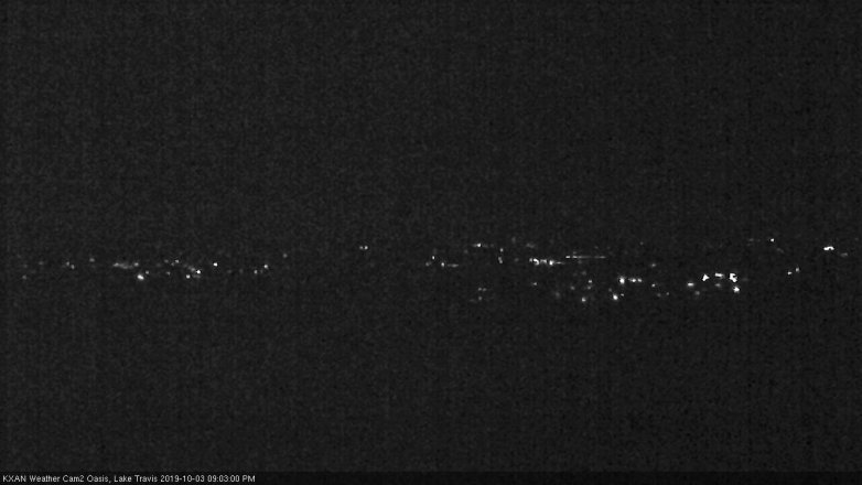 Lake Travis webcam, October 3, 2019 8:05 PM CT