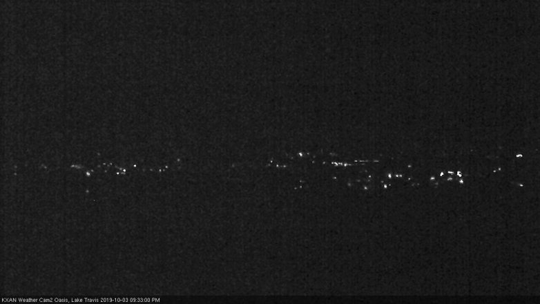 Lake Travis webcam, October 3, 2019 8:35 PM CT