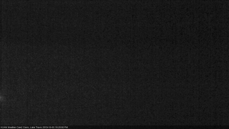 Lake Travis webcam, October 3, 2019 9:30 PM CT