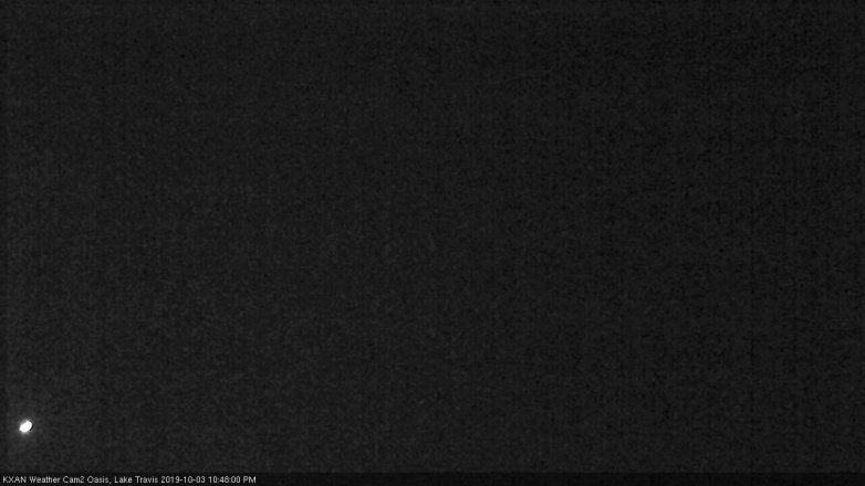 Lake Travis webcam, October 3, 2019 9:50 PM CT
