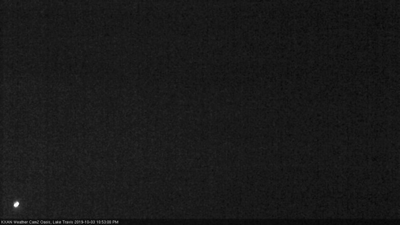 Lake Travis webcam, October 3, 2019 9:55 PM CT