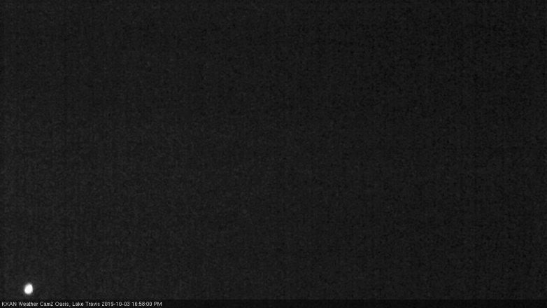 Lake Travis webcam, October 3, 2019 10:00 PM CT