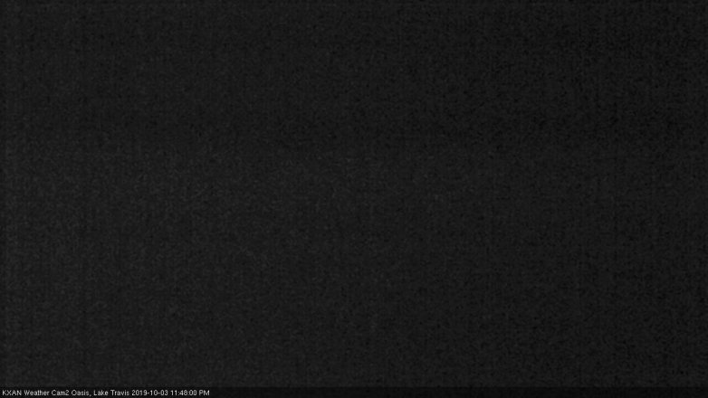 Lake Travis webcam, October 3, 2019 10:50 PM CT