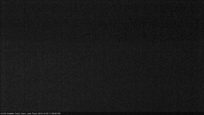 Lake Travis webcam, October 3, 2019 11:00 PM CT