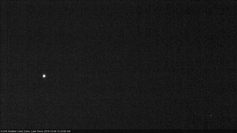 Lake Travis webcam, October 3, 2019 11:25 PM CT