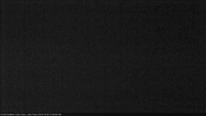 Lake Travis webcam, October 3, 2019 11:30 PM CT