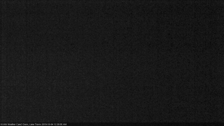 Lake Travis webcam, October 3, 2019 11:40 PM CT