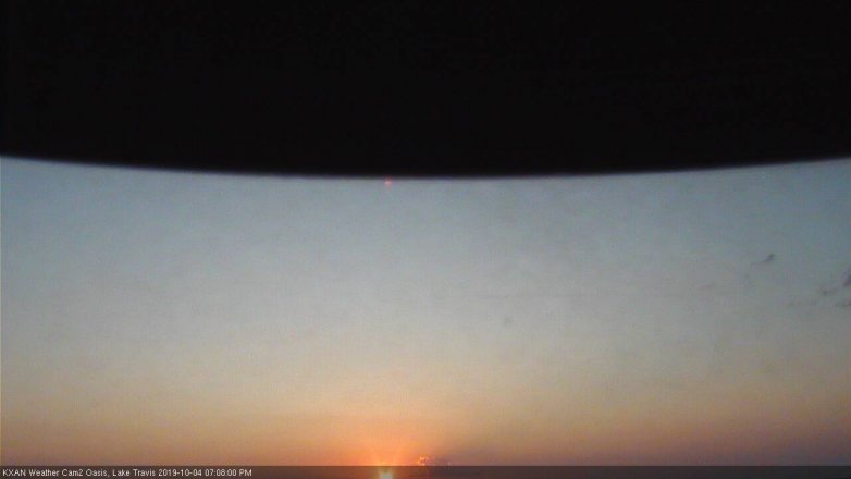 Lake Travis webcam, October 4, 2019 6:10 PM CT