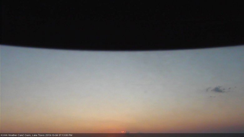 Lake Travis webcam, October 4, 2019 6:15 PM CT