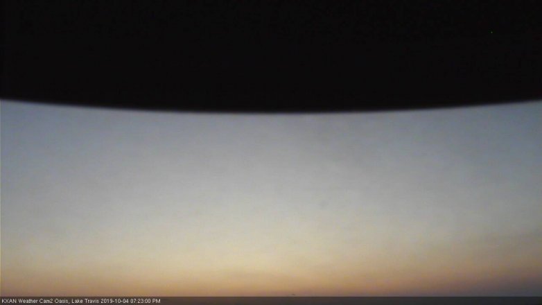 Lake Travis webcam, October 4, 2019 6:25 PM CT