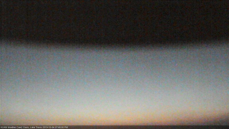 Lake Travis webcam, October 4, 2019 6:50 PM CT