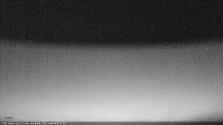 Lake Travis webcam, October 4, 2019 6:55 PM CT