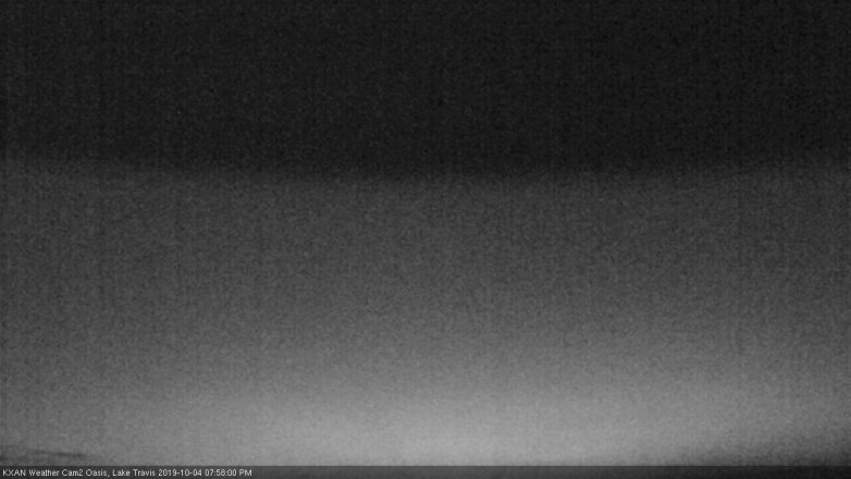 Lake Travis webcam, October 4, 2019 7:00 PM CT