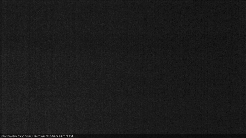 Lake Travis webcam, October 4, 2019 8:30 PM CT
