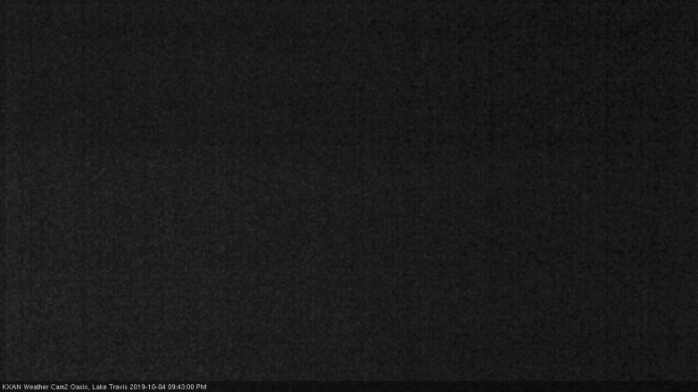Lake Travis webcam, October 4, 2019 8:45 PM CT