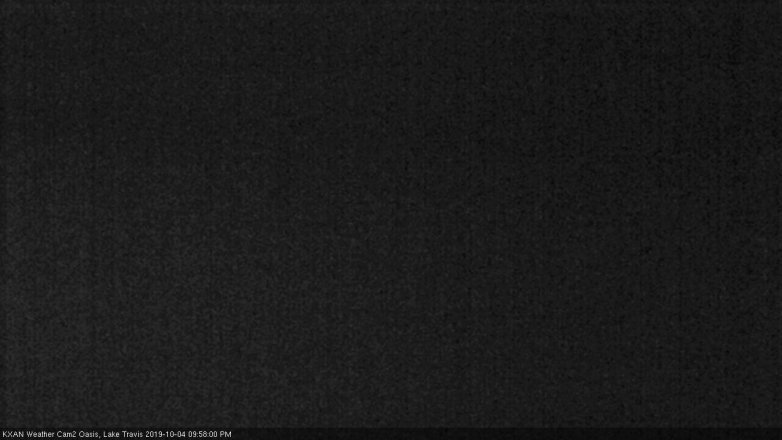 Lake Travis webcam, October 4, 2019 9:00 PM CT