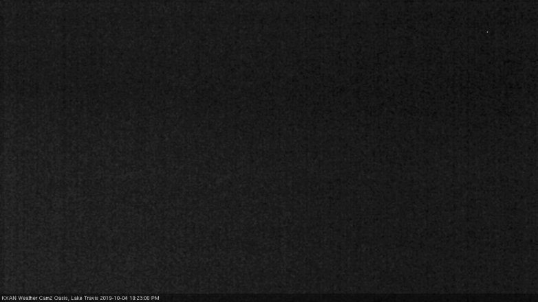 Lake Travis webcam, October 4, 2019 9:25 PM CT