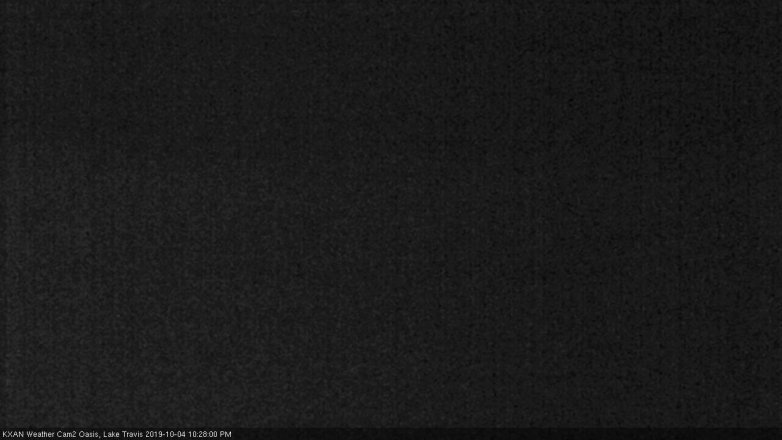 Lake Travis webcam, October 4, 2019 9:30 PM CT
