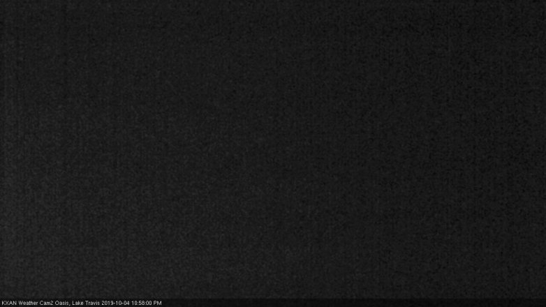 Lake Travis webcam, October 4, 2019 10:00 PM CT