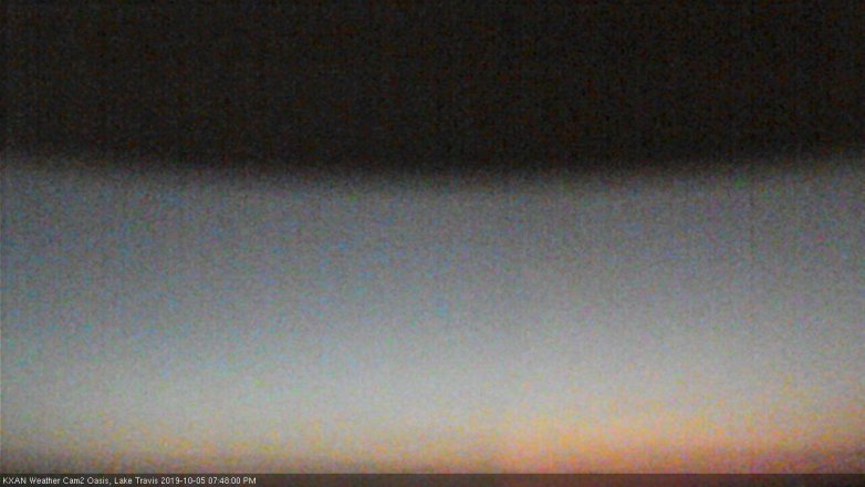 Lake Travis webcam, October 5, 2019 6:50 PM CT