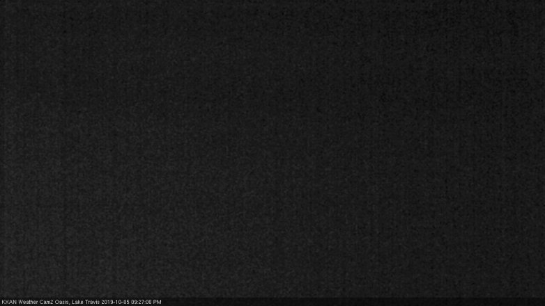 Lake Travis webcam, October 5, 2019 8:30 PM CT