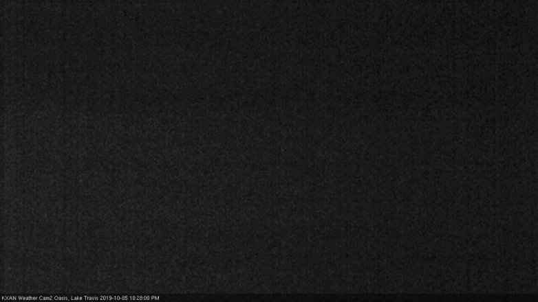 Lake Travis webcam, October 5, 2019 9:30 PM CT