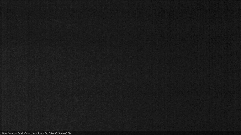 Lake Travis webcam, October 5, 2019 9:45 PM CT
