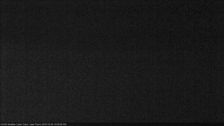 Lake Travis webcam, October 5, 2019 10:00 PM CT
