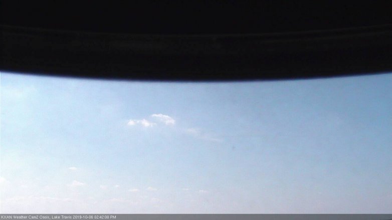 Lake Travis webcam, October 6, 2019 1:45 PM CT