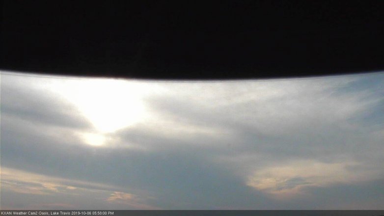Lake Travis webcam, October 6, 2019 5:00 PM CT