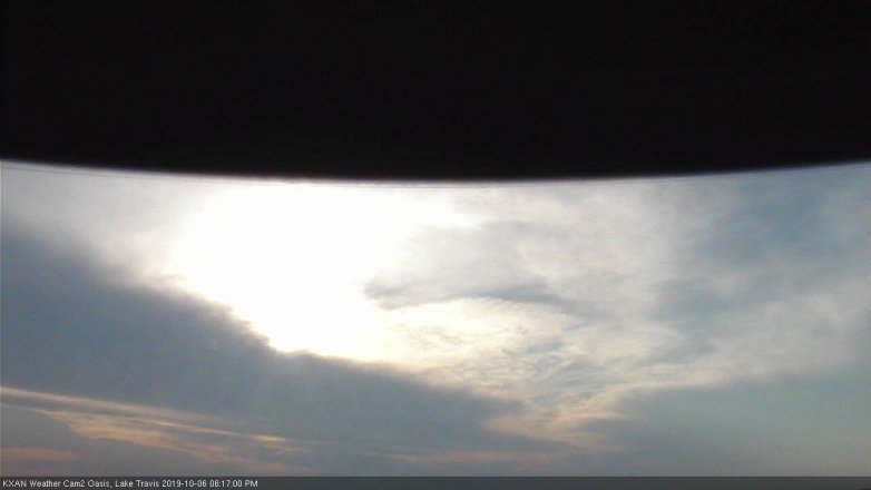 Lake Travis webcam, October 6, 2019 5:20 PM CT