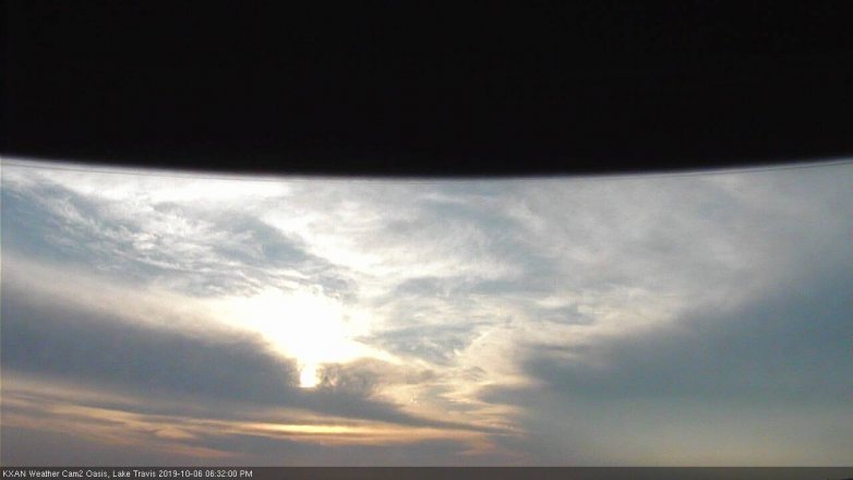 Lake Travis webcam, October 6, 2019 5:35 PM CT