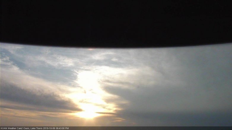 Lake Travis webcam, October 6, 2019 5:45 PM CT