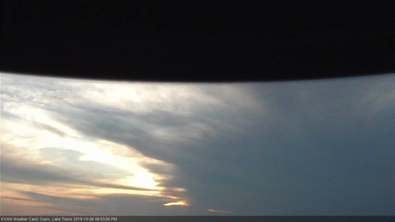 Lake Travis webcam, October 6, 2019 5:55 PM CT