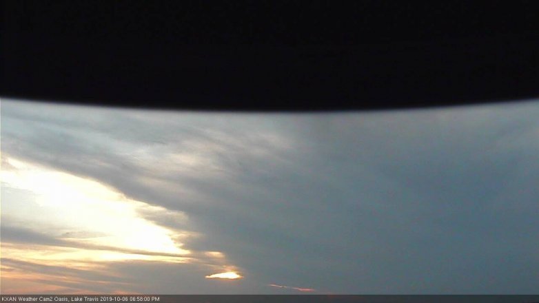 Lake Travis webcam, October 6, 2019 6:00 PM CT