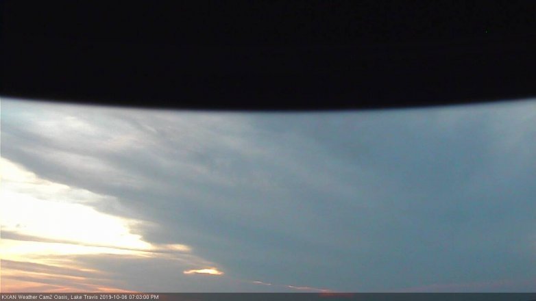 Lake Travis webcam, October 6, 2019 6:05 PM CT