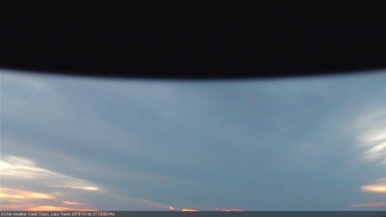 Lake Travis webcam, October 6, 2019 6:20 PM CT
