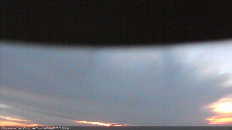 Lake Travis webcam, October 6, 2019 6:35 PM CT
