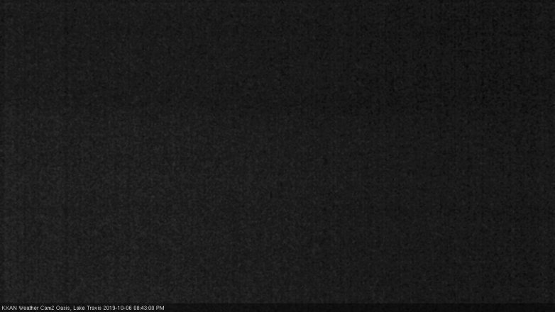 Lake Travis webcam, October 6, 2019 7:45 PM CT