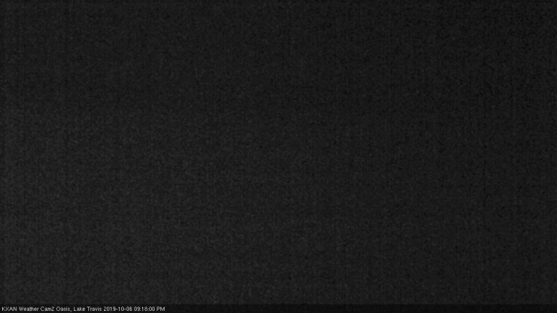 Lake Travis webcam, October 6, 2019 8:20 PM CT