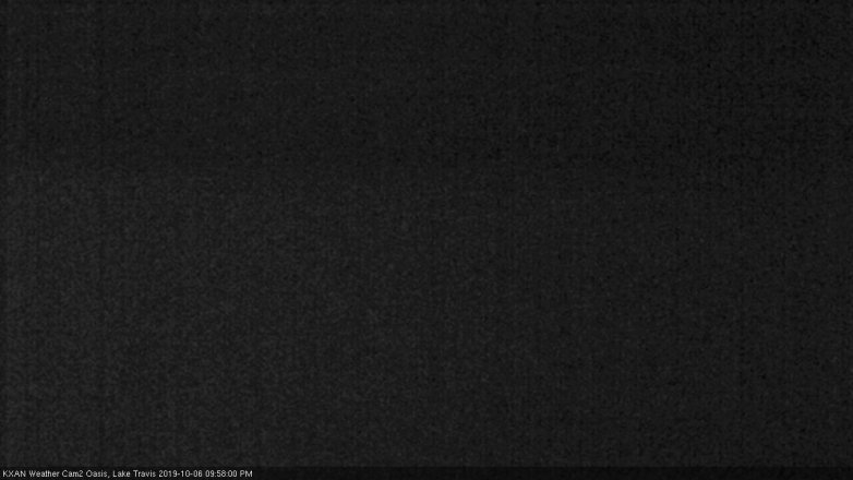 Lake Travis webcam, October 6, 2019 9:00 PM CT