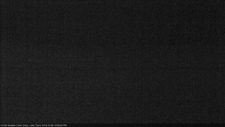 Lake Travis webcam, October 6, 2019 9:10 PM CT