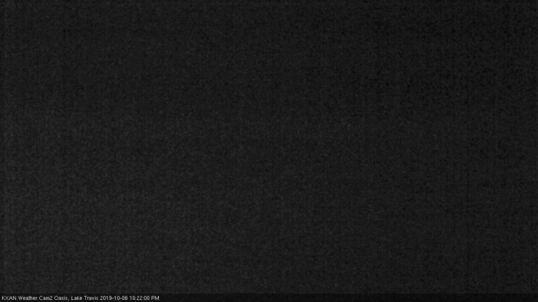 Lake Travis webcam, October 6, 2019 9:25 PM CT