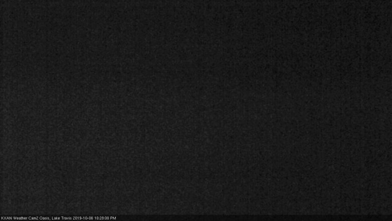 Lake Travis webcam, October 6, 2019 9:30 PM CT