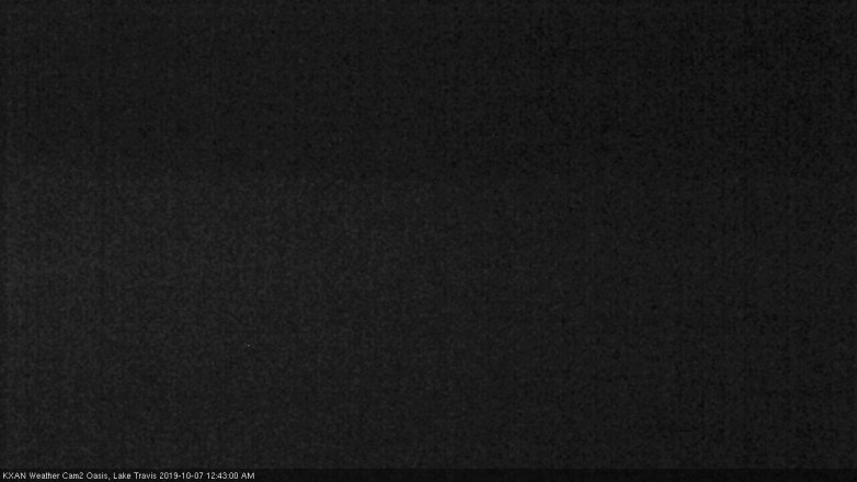 Lake Travis webcam, October 6, 2019 11:45 PM CT