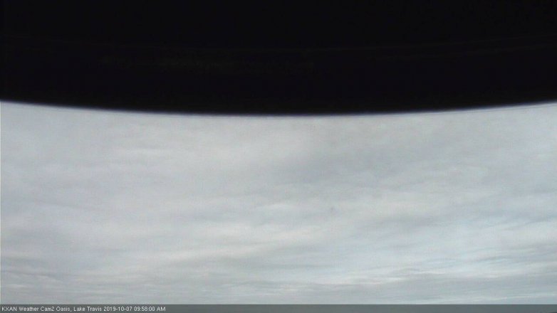 Lake Travis webcam, October 7, 2019 9:00 AM CT