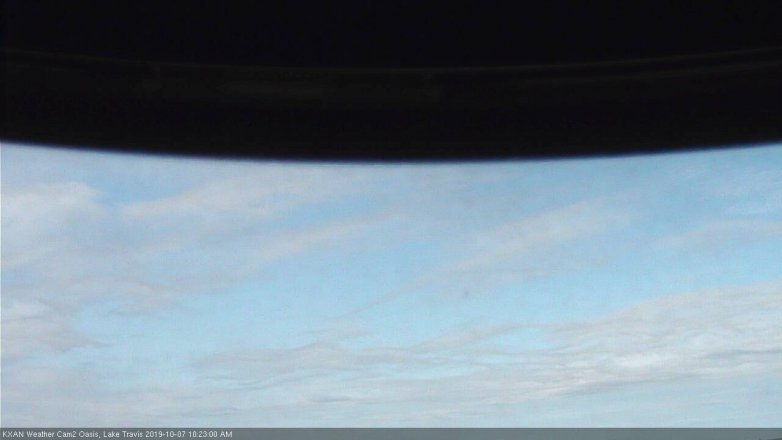 Lake Travis webcam, October 7, 2019 9:25 AM CT