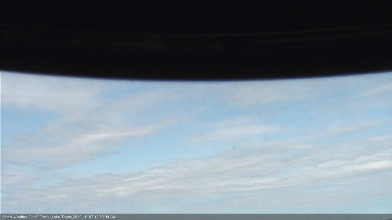 Lake Travis webcam, October 7, 2019 9:35 AM CT