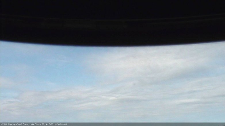Lake Travis webcam, October 7, 2019 9:40 AM CT